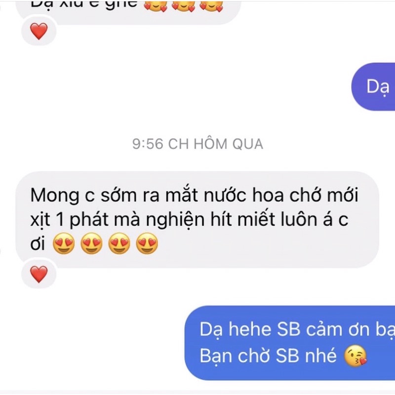 Nước hoa mini hương Roise handmade Sunday beauty