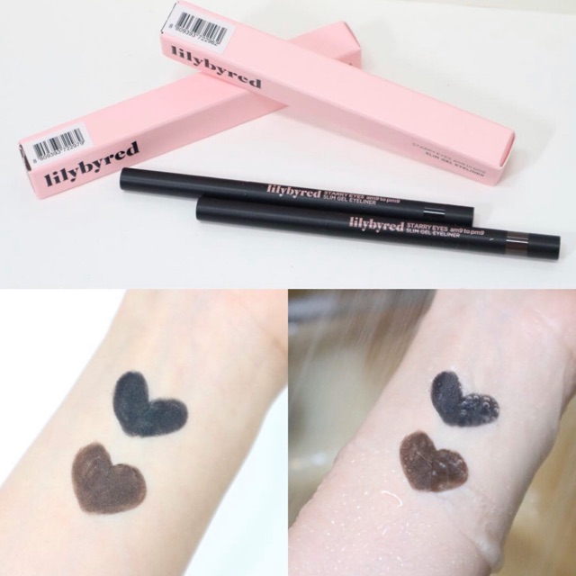 Chì kẻ mắt Lilybyred đầu mảnh Starry eyes am9 to pm9 slim eye liner