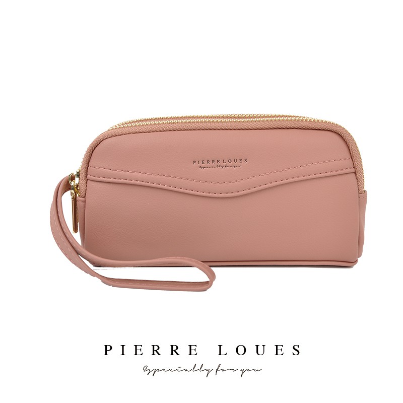 Ví PIERRE LOUES da Pu kiểu dáng dài thời trang cho nữ