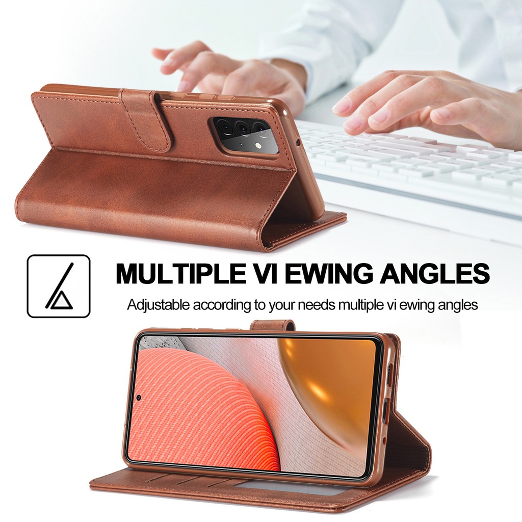 Samsung Galaxy A72 / A52 Bao Da Điện Thoại Nắp Lật Cho