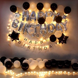 Bóng chữ Happy Birthday