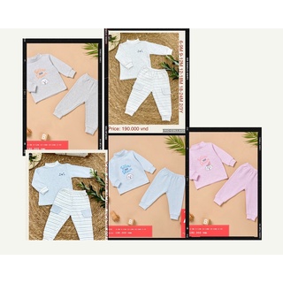 Moon - Bộ nỉ nhung cổ 3 phân moon cho bé từ 6m đến 3y