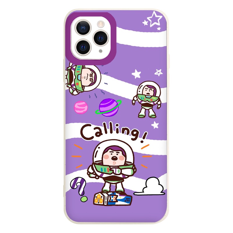 Ốp lưng case iphone phi hành gia calling Ốp iphone cạnh vuông BVC Iphone 13 11 11pro 12 12pro Max 7 8 Plus Xs Max X