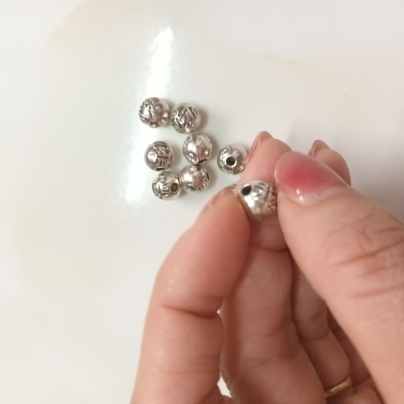 Charm bi 8li khắc chú Ommani nhà phật bình an may mắn