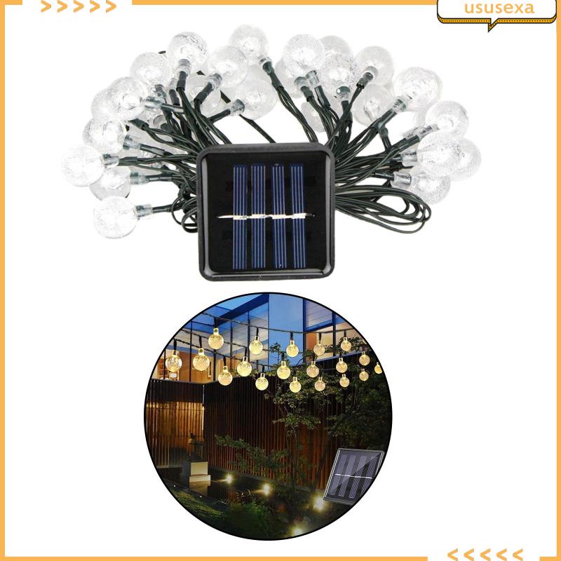Dây Đèn Led 30 / 100 Bóng Treo Trang Trí Sân Vườn / Tiệc Cưới / Sân Vườn Sử Dụng Năng Lượng Mặt Trời