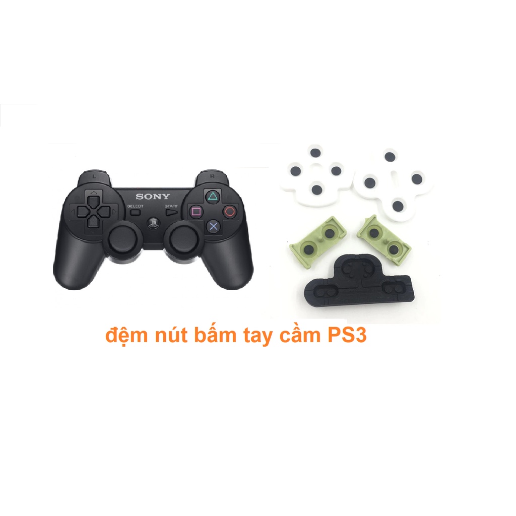 Đệm Nút Bấm Cao Su Silicon Tay Cầm Máy Game PS3