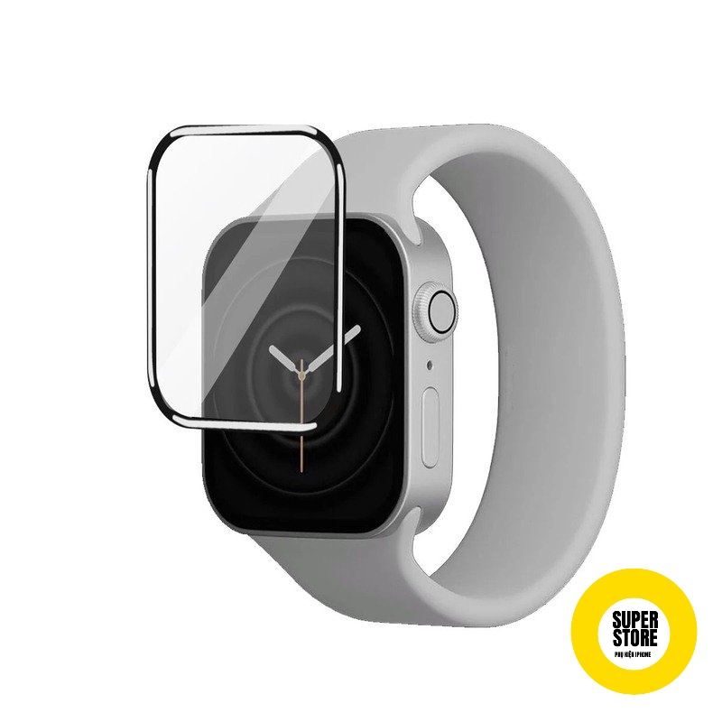 Kính cường lực bóng trong suốt bảo vệ mặt đồng hồ dành cho đồng hồ Apple watch 38mm 40mm 42mm