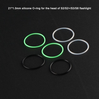 Vòng đệm silicone 21 * 1.0mm chống nước cho đèn pin convoy s2 / s2 + / s3 / s8