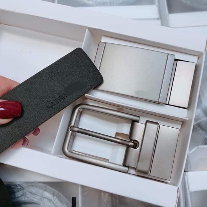 Thắt lưng nam da cao cấp, dây nịt nam phong cách hàn quốc - Dây lưng khóa tự động Full option