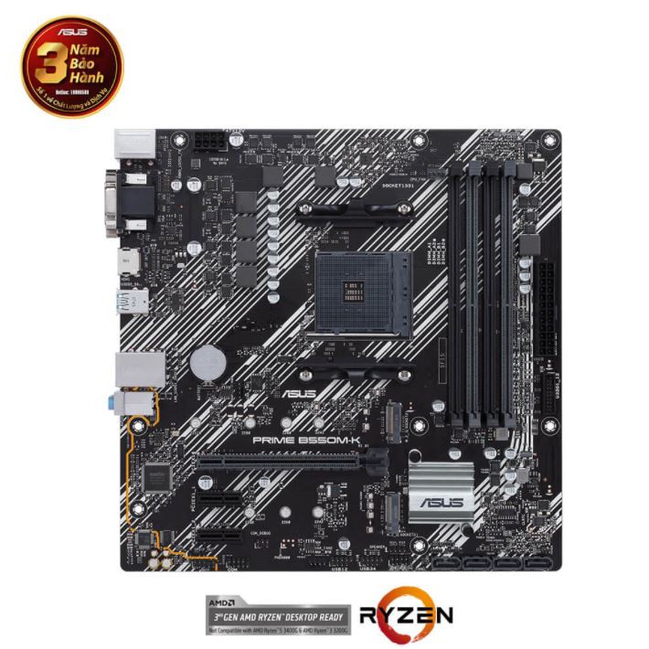 [Mã SKAMAP6 giảm 8% đơn 250k]BO MẠCH CHỦ ASUS PRIME B550M-K – SOCKET AM4