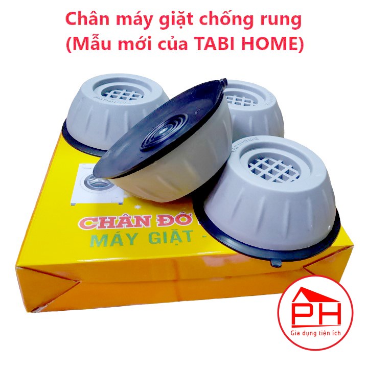 (Mẫu mới) Bộ 04 chân kê máy giặt tủ lạnh TABI HOME chống rung chống ồn chống xê dịch hiệu quả - Gia dụng Phước Hòa