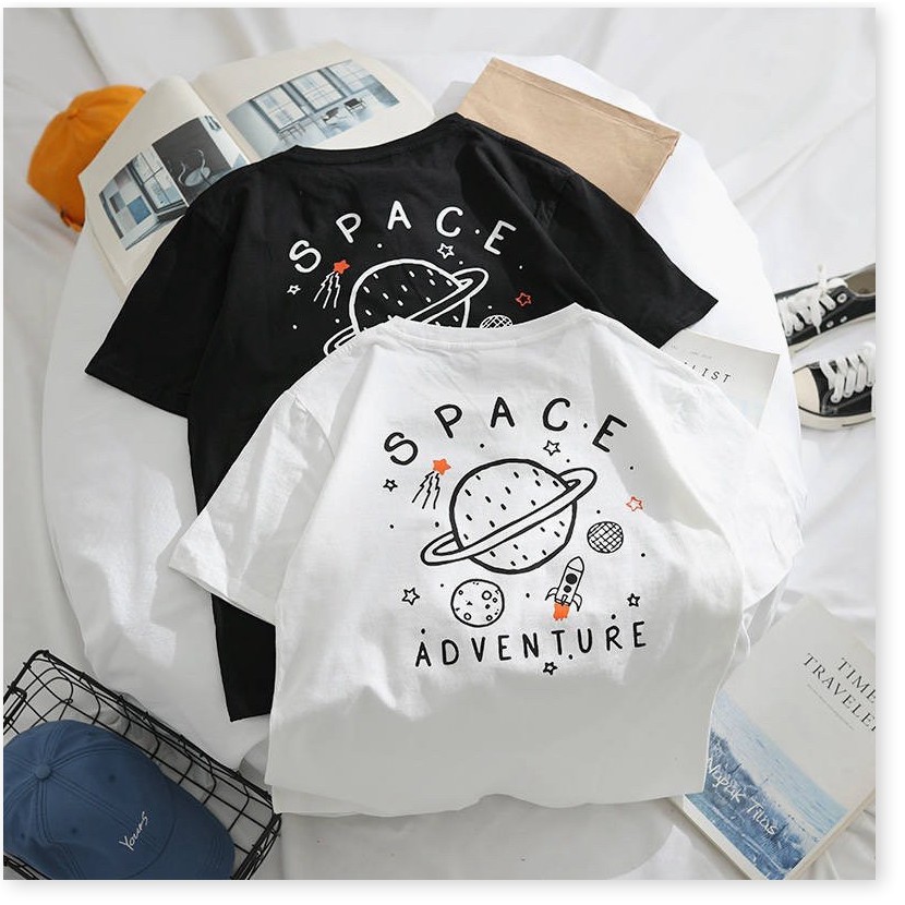 Áo thun tay lỡ SPACE AVENTURE Unisex THỜI TRANG CÓ SIZE TRẺ EM vuhuyenstore SKU 003