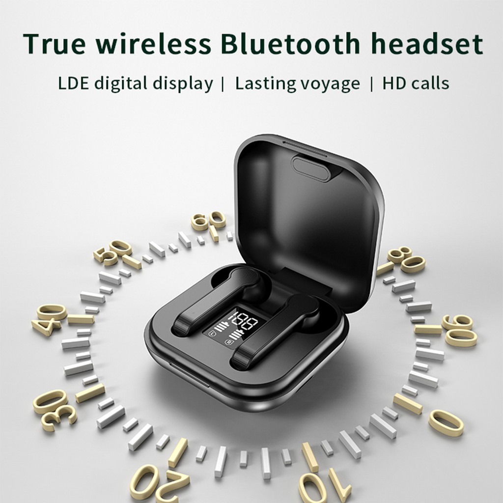 Tai Nghe Bluetooth Thể Thao Không Dây Cảm Ứng Tích Hợp Mic