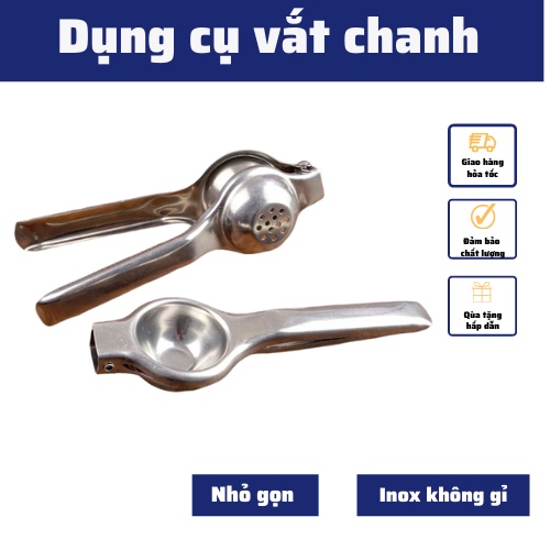 Dụng cụ vắt,ép chanh inox tiện lợi cho các bà nội trợ thép không gỉ cao cấp dụng cụ nhà bếp tiện lợi nhỏ gọn an toàn