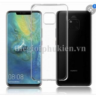 ốp lưng dẻo huawei mate 20 pro silicon trong suốt siêu mỏng