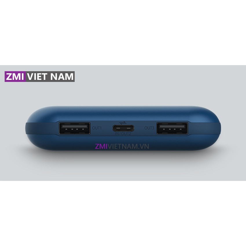 Sạc Dự Phòng ZMI QB823 20000mAh Sạc Nhanh 65W, 2 Cổng USB A, 1 Type C | Bảo Hành 18 Tháng