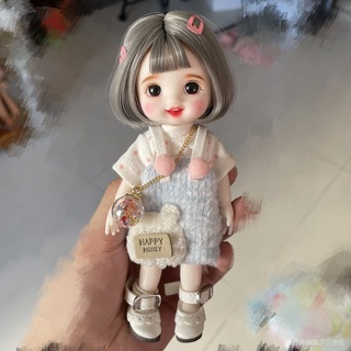 Búp Bê Trang Điểm Mắt Thật 3D 8 Cánh Có Khớp Nối Thay Đổi Đồ Chơi Cho Bé Gái PW5V