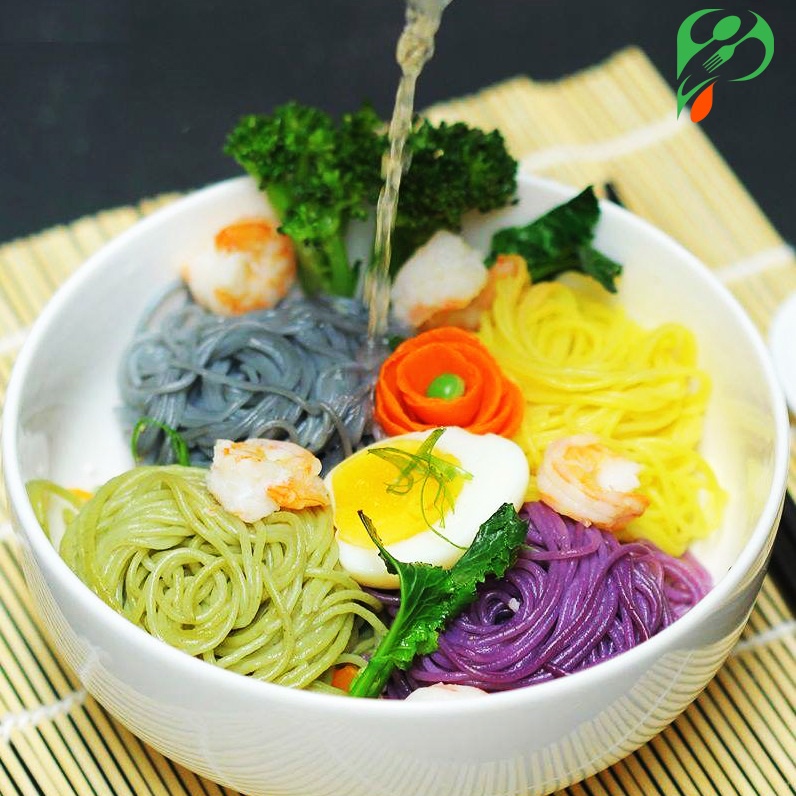 Bún Rau Củ Ngũ Sắc Ăn Kiêng Giảm Cân EAT CLEAN Cao Cấp - Bún Ngô, Bún Cẩm, Bún Chùm Ngây, Bún Gấc, Bún Đậu Biếc