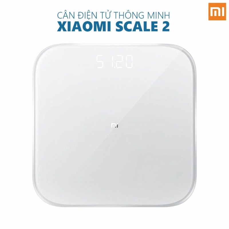 Cân điện tử sức khỏe thông minh Xiaomi Scale 2, quản lý cân nặng qua điện thoại, lỗi 1 đổi 1