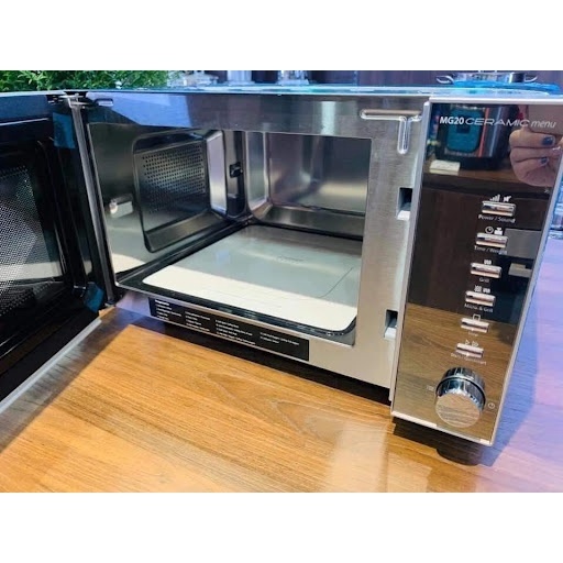 Lò vi sóng kèm nướng đa năng Caso MG20 Ceramic 2in1 dung tích 20L, nhập Đức chính hãng