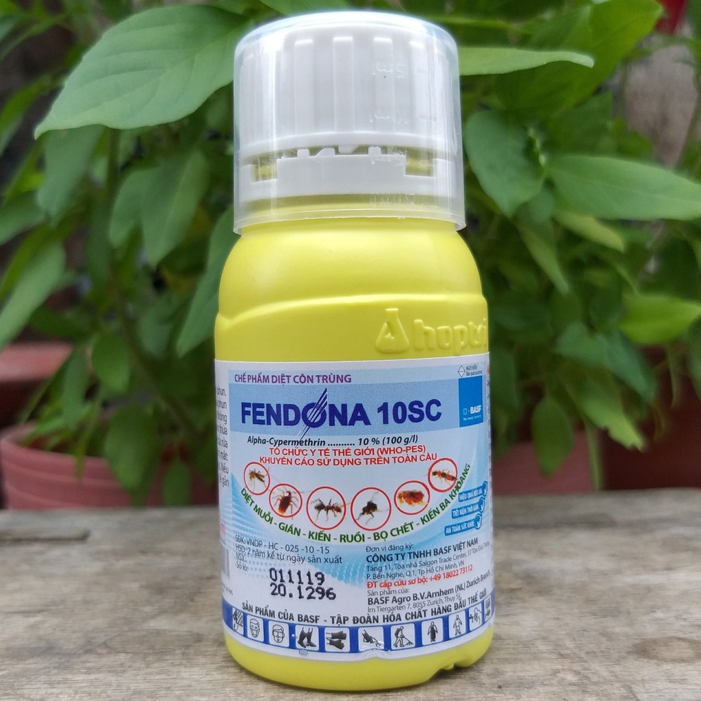 Dung dịch diệt ruồi muỗi và kiến gián an toàn và hiệu quả Fendona 10SC chai 50ml,