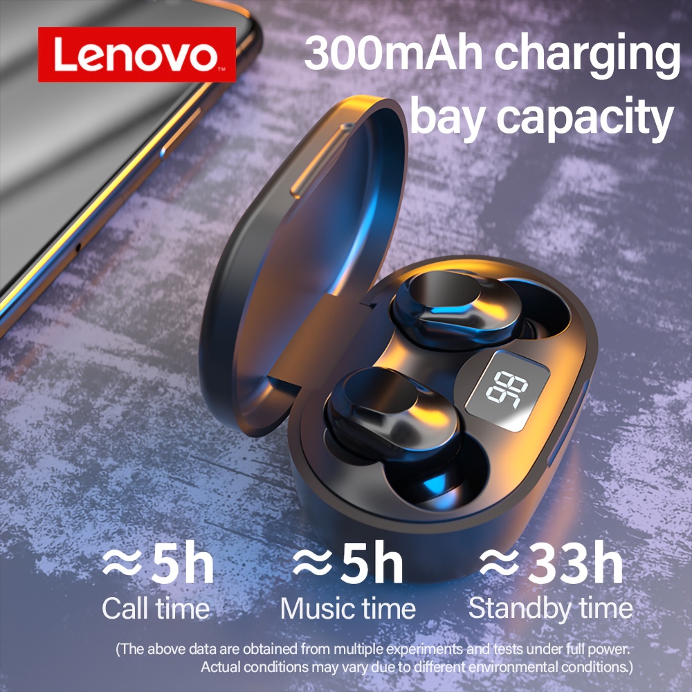 Tai nghe bluetooth không dây Lenovo mini XT91 có màn hình LED kỹ thuật số