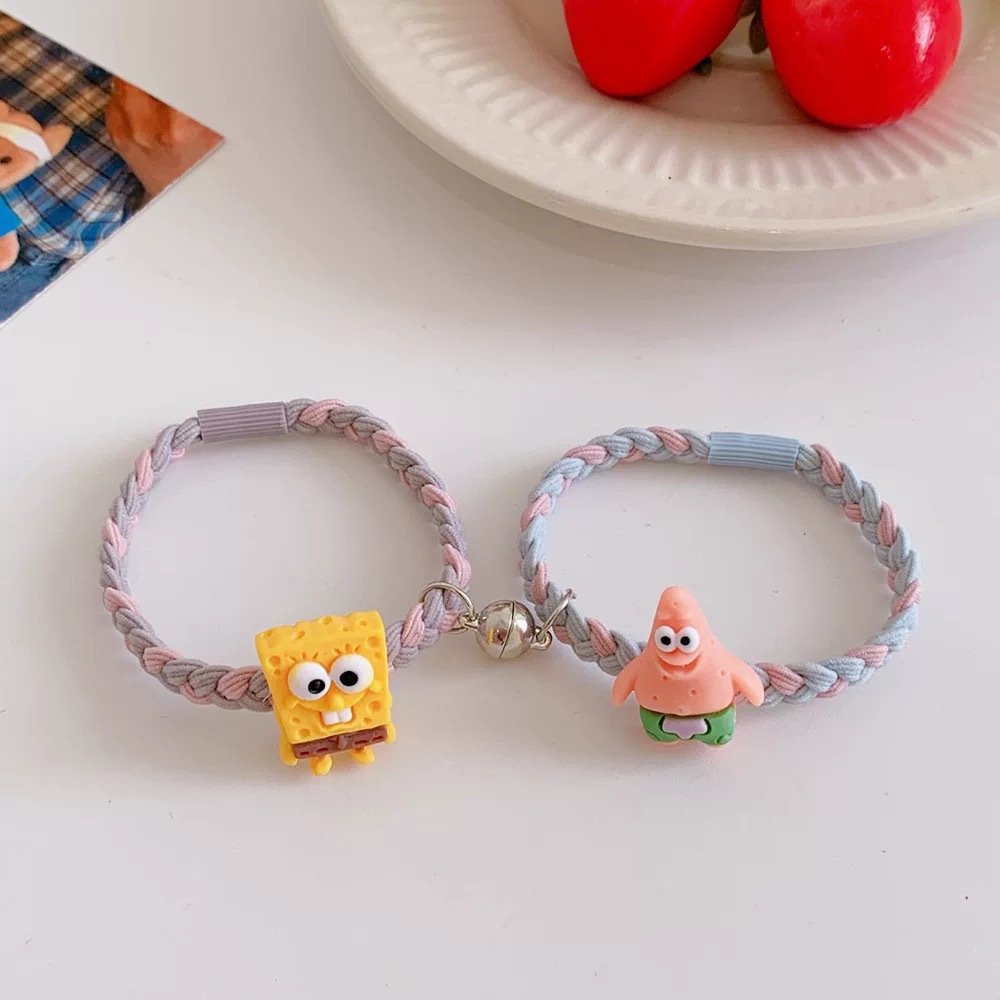 Vòng tay đôi nam châm BỌT BIỂN SAO BIỂN NGỖNG GẤU THỎ  Losto cinnamoroll tình yêu tình bạn ngộ nghĩnh lắc tay cute