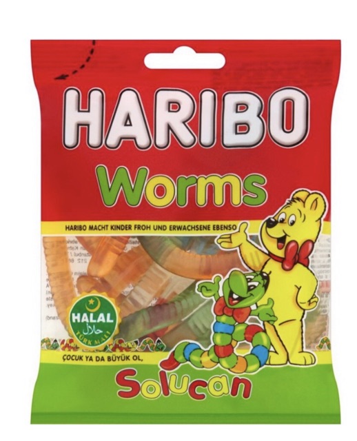 Kẹo dẻo Haribo Thổ Nhĩ, gói 80 gam