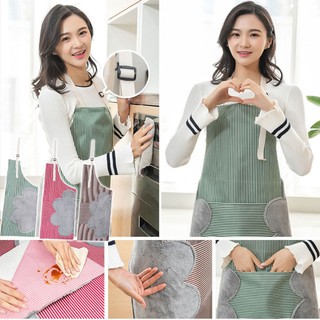 Tạp dề chống thấm nước, tạp dề chông nước, tạp dề lau tay, tạp dề kẻ hoa