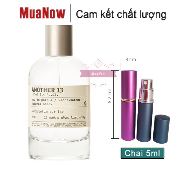 [Nước hoa Unisex] Mẫu thử 10ml Le Labo Another 13 EDP (Hương gỗ nhẹ nhàng thanh lịch)