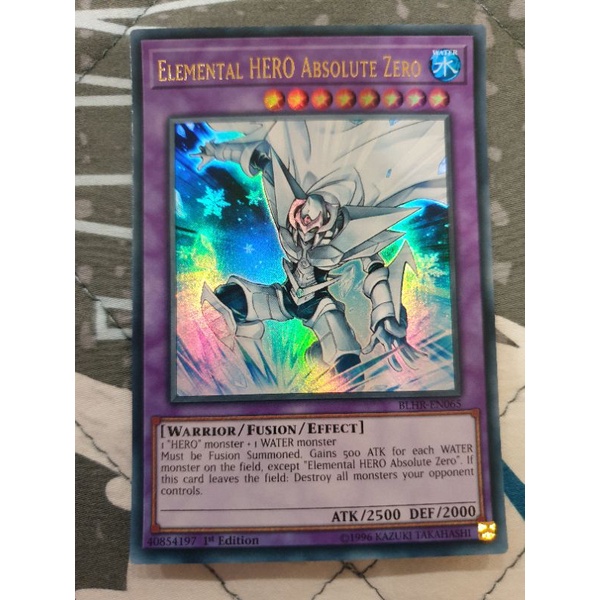 elemental hero absolute zero tcg Ultra Rare yugioh