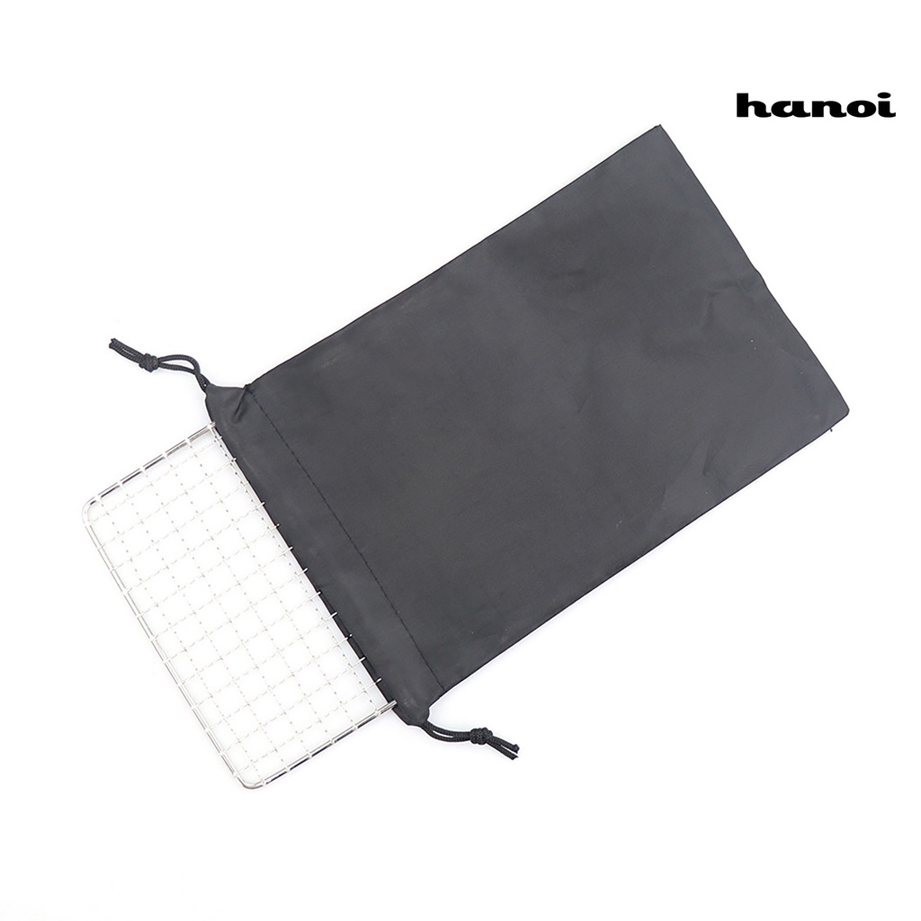 Vỉ Nướng Bbq Hình Vuông Bằng Thép Không Gỉ Tiện Dụng Mang Theo Du Lịch