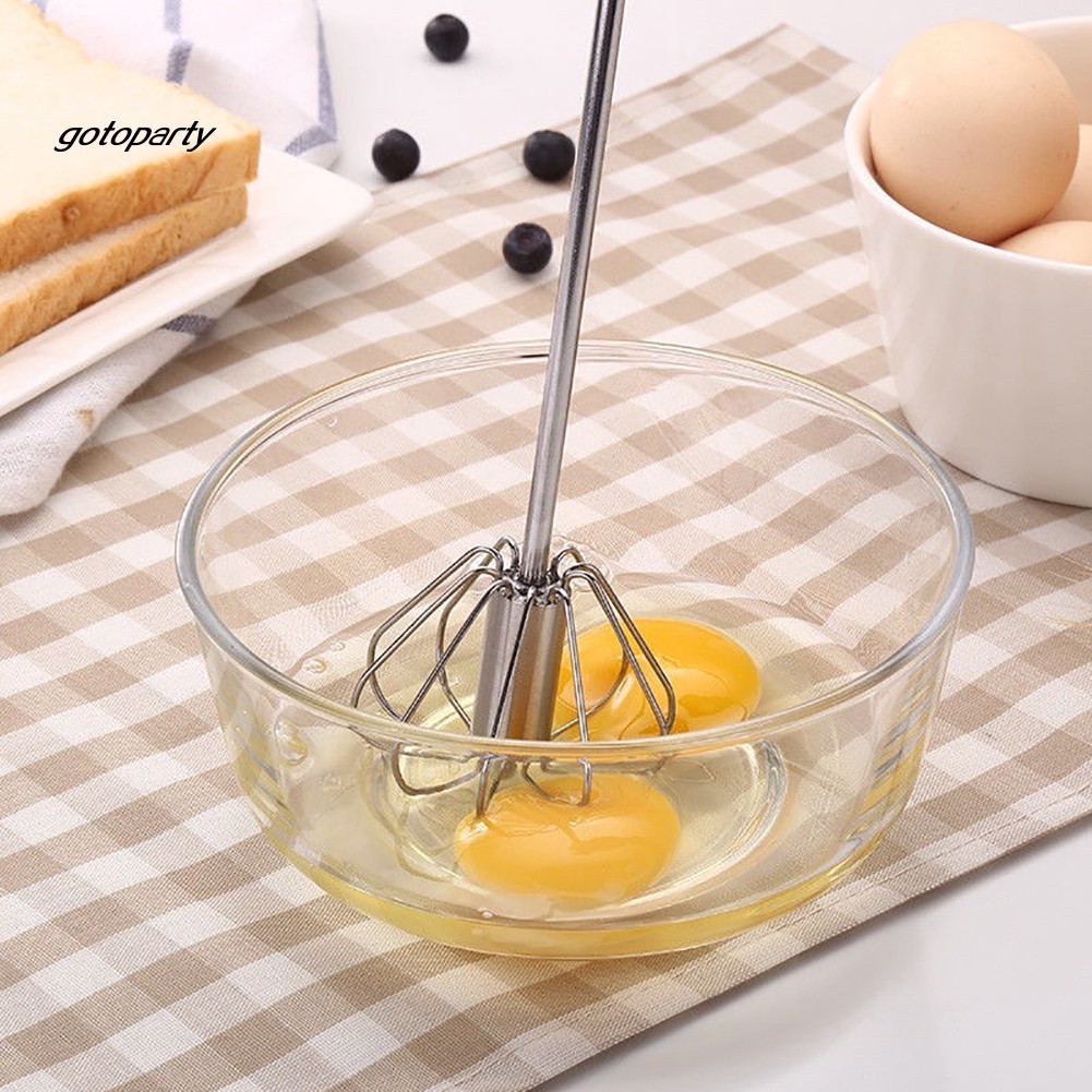 Dụng Cụ Đánh Trứng Bán Tự Động Bằng Thép Không Gỉ Tiện Dụng Cho Nhà Bếp