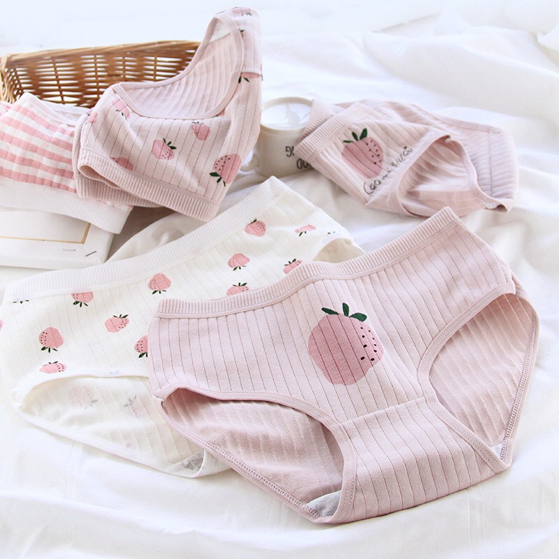 Quần Lót Cotton Quả Dâu, Quần Lót Nữ Kháng Khuẩn QL45 | BigBuy360 - bigbuy360.vn
