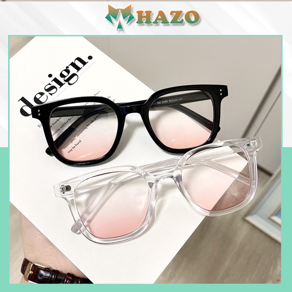 Mắt Kính Thời Trang Kính Râm Y2K Form Vuông Pha Hồng Baby Phong Cách Ulzzang Siêu Xinh - Hazo