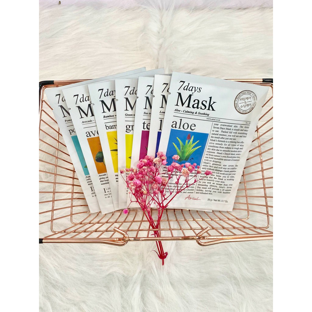 Mặt nạ cấp ẩm, sáng da Ariul 7 Days Mask 20g | Thế Giới Skin Care