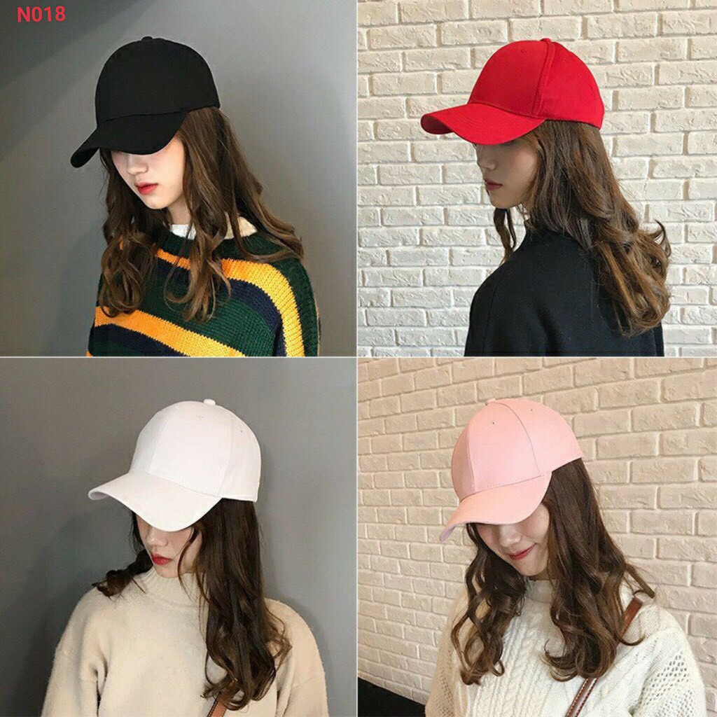 Mũ lưỡi trai Nón kết trơn BASIC nhiều màu chất vải tốt Unisex