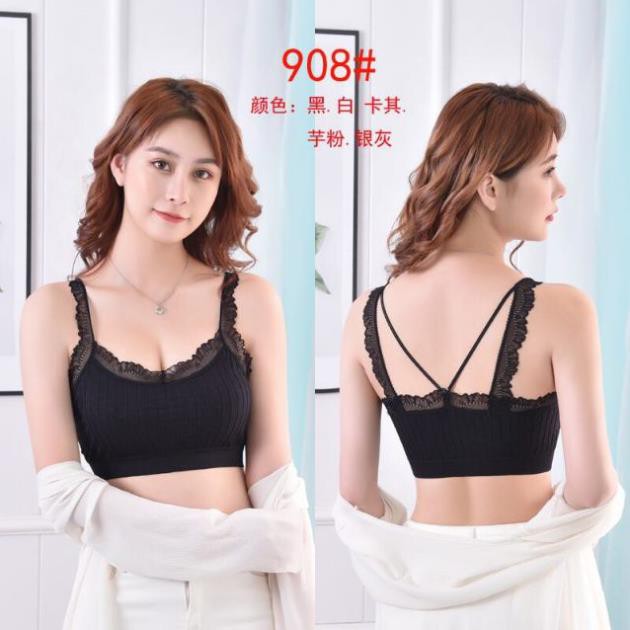 (906) áo bra đan dây tập các kiểu