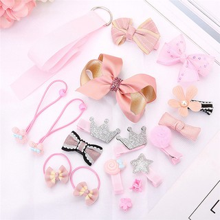 Set 10 kẹp tóc băng đô cho bé gái