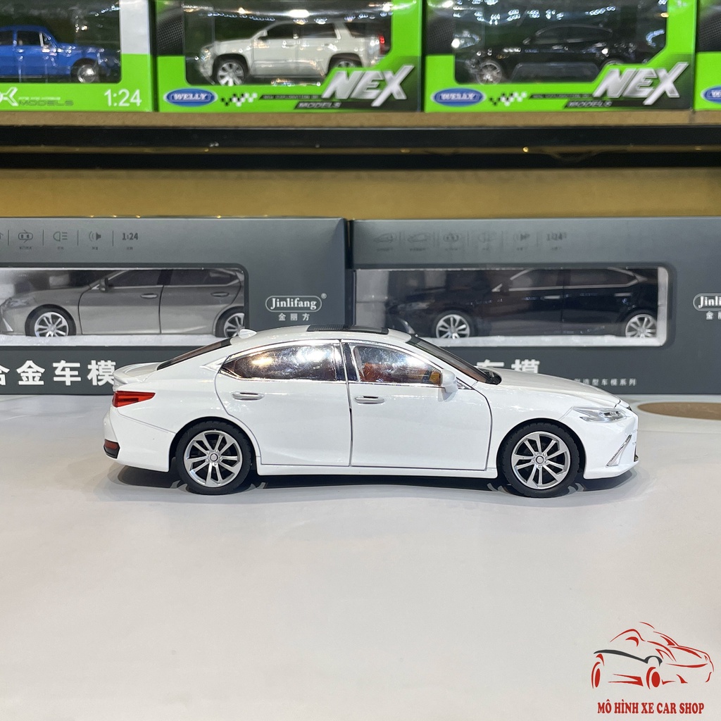 Mô hình xe bằng sắt Lexus ES 300h tỉ lệ 1:24 Carshop hãng JINLIFANG 3 màu