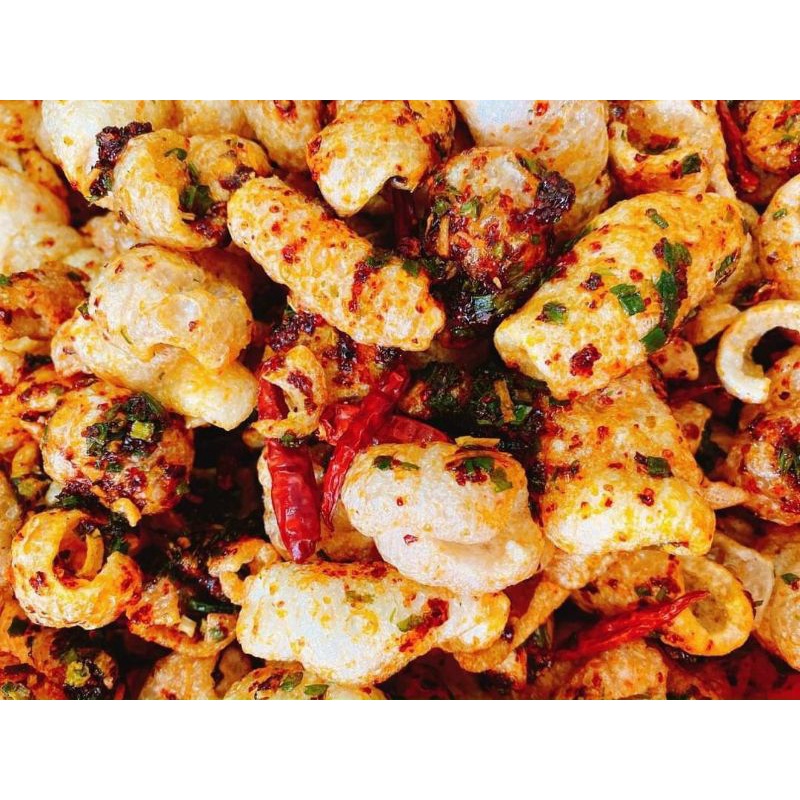 Da Heo - Da Heo Mắm Hành- Da Heo Tỏi Ớt- 200gr