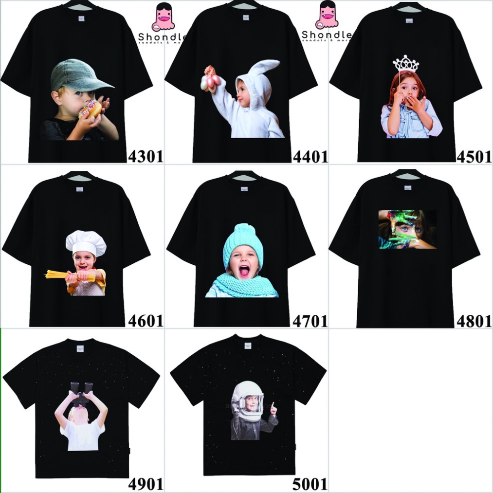 Áo ADLV Thun Cotton CAO CẤP  [Vải Cotton] - Mẫu 43 - Bé Trai Đội Nón | BigBuy360 - bigbuy360.vn