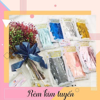Rèm kim tuyến trang trí sinh nhật, thôi nôi, tiệc đầy tháng cho bé trai, bé gái, trang trí phòng cưới,phòng ngủ