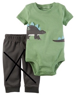 Áo Bodysuit Carters xuất dư