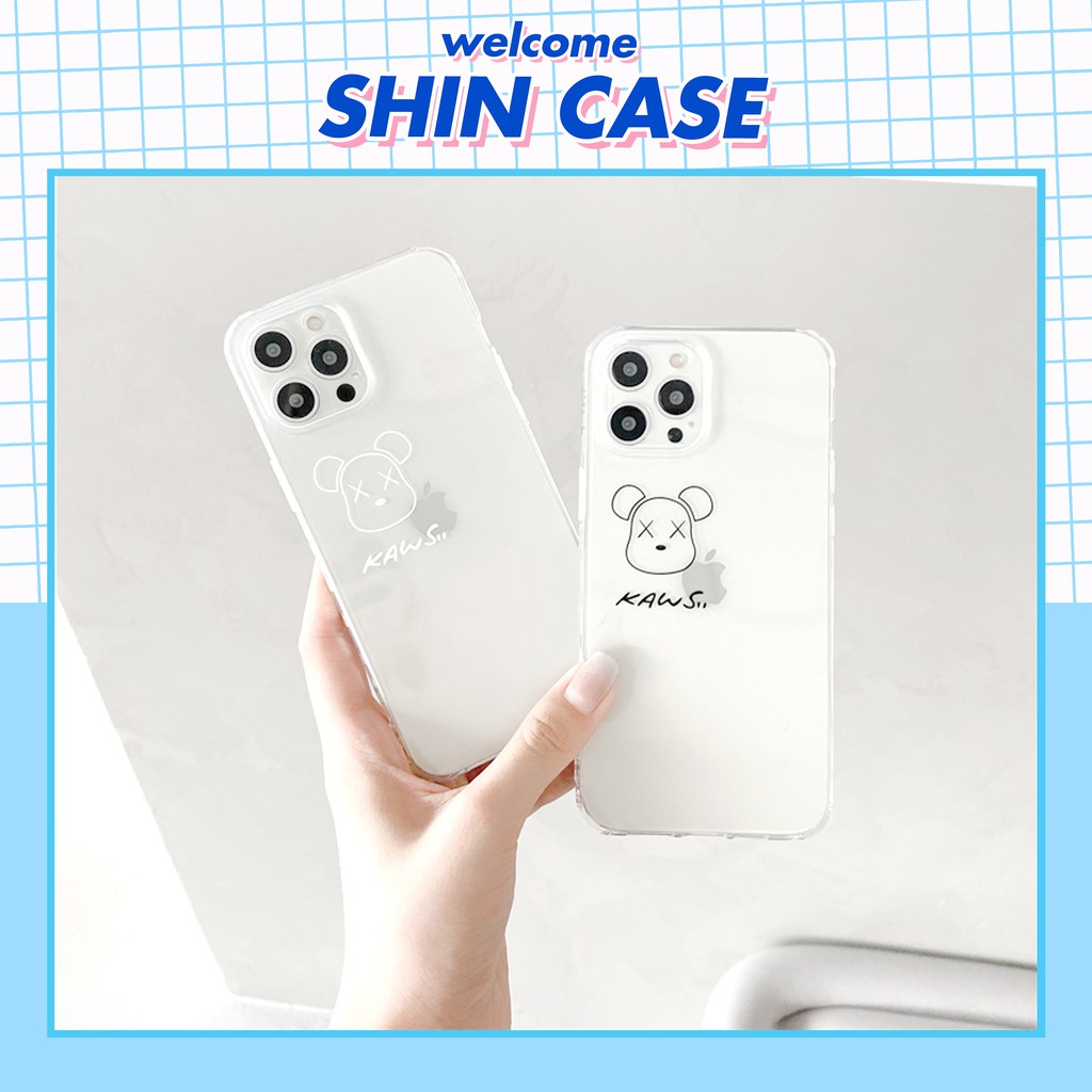 Ốp lưng iphone Kaws tí hon viền trong chống ố 6/6plus/6s/6splus/7/7plus/8/8plus/x/xr/xs/11/12/13/pro/max/plus/promax