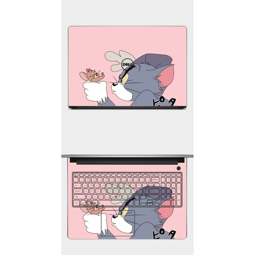 Skin laptop mèo dễ thương. Full Các Dòng Như: Dell, Hp, Acer, Asus, Macbook,...