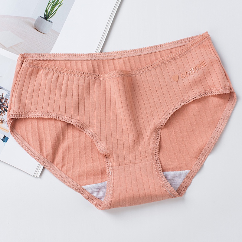 Quần lót nữ cotton tăm cao cấp thoáng khí co giãn kháng khuẩn 223 - HaSong