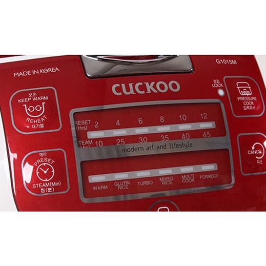 Nồi Cơm Điện Cuckoo CRP-G1015M-R 1.8L  - Hàng Chính Hãng, Bảo Hành Toàn Quốc