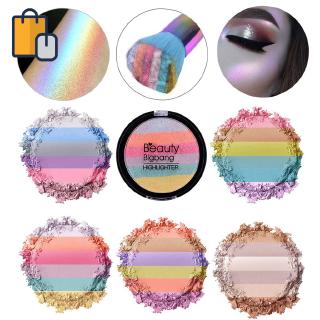 Bảng Phấn Bắt Sáng Beautybigbang Màu Cầu Vồng Đẹp Mắt