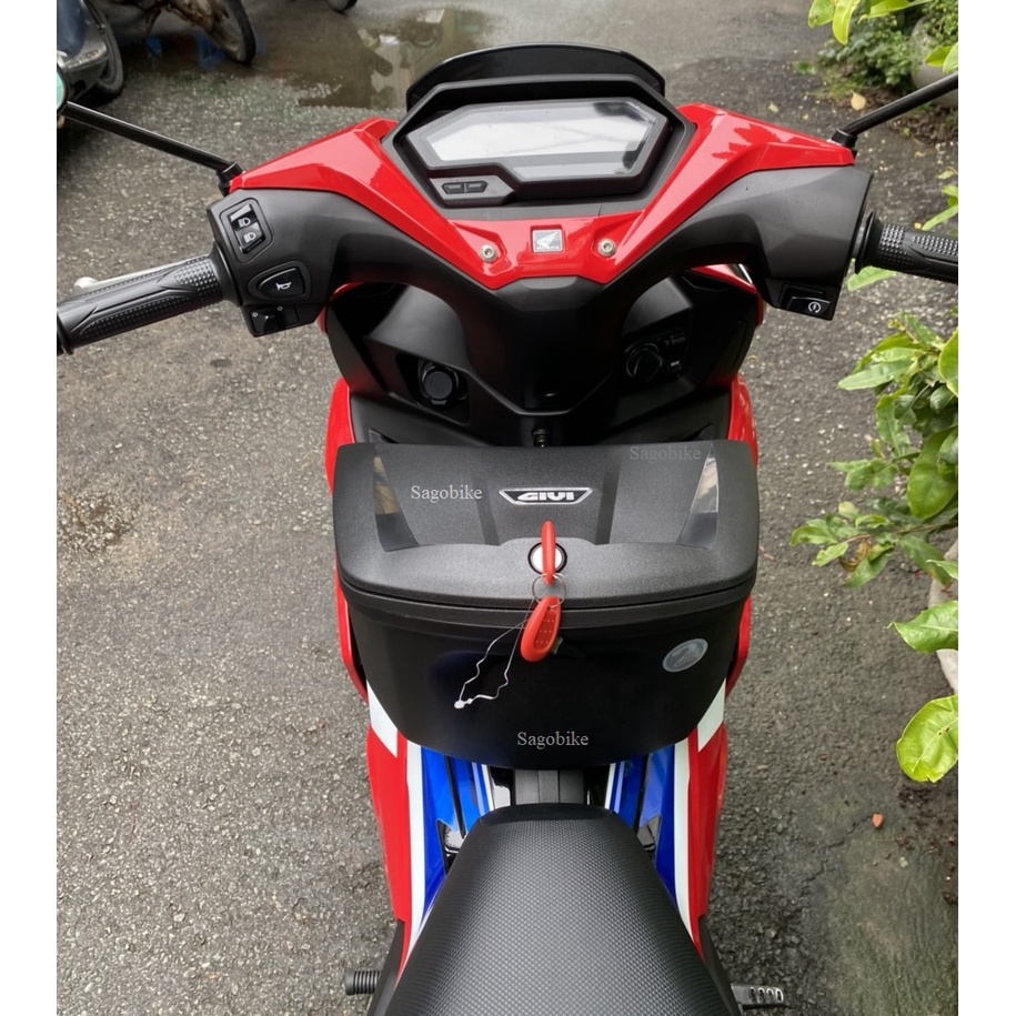 Thùng giữa Winner X 2022, thùng Givi G12N kèm bát gắn Winner V3